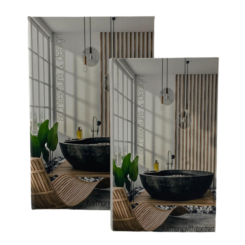 JG CAJA D/LIBROS 2PZ 27X18X7CM